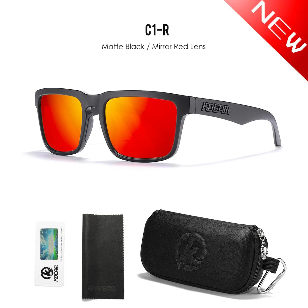 KDEAM Men's Square Sunglasses
