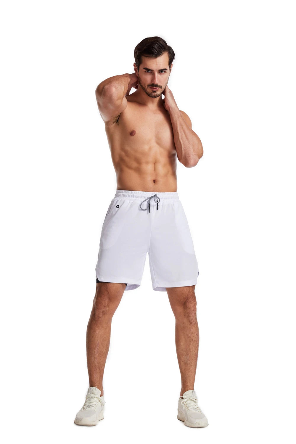 2025 Newest Running Shorts Men 2 in 1 Training Gym Shorts Fitness Men Joggers Jogging Summer Sports Shorts Workout Short Pants