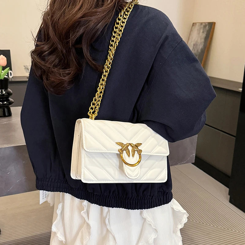 Elegant Mini Handbag for Women Compact Sleek Design Premium Material Perfect for Dates Evening Events Quick Errands