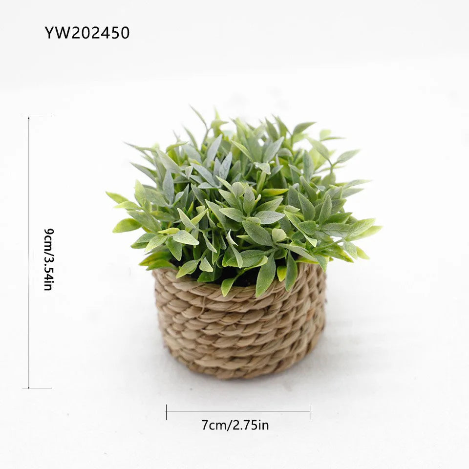 Green Artificial Potted Plant