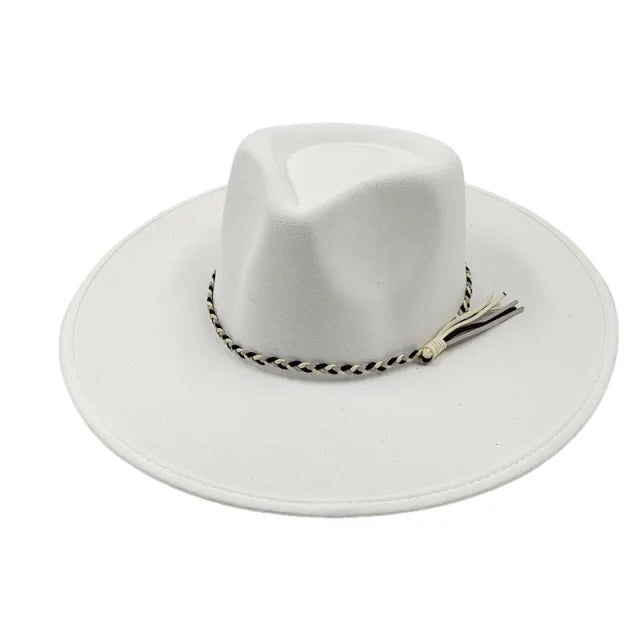 Gorras Para Hombres Three styles Suede Hat Water drop hat 9.5cm Wide Brim Fedora Hat Women's Autumn and Winter Felt Jazz Hat