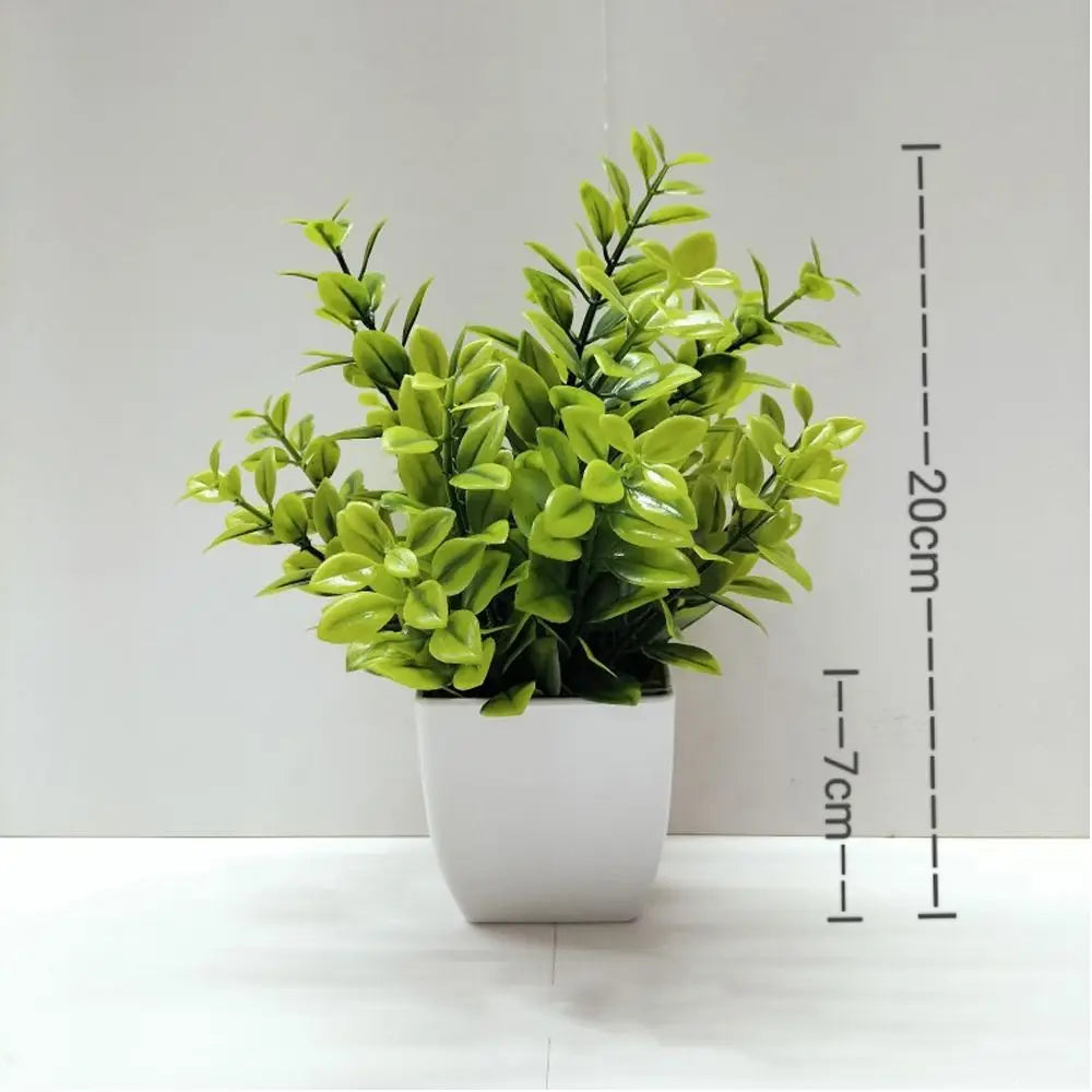 False Plants With Pot Potted Flowers Table Pulp Pot Garden Outdoor Decor