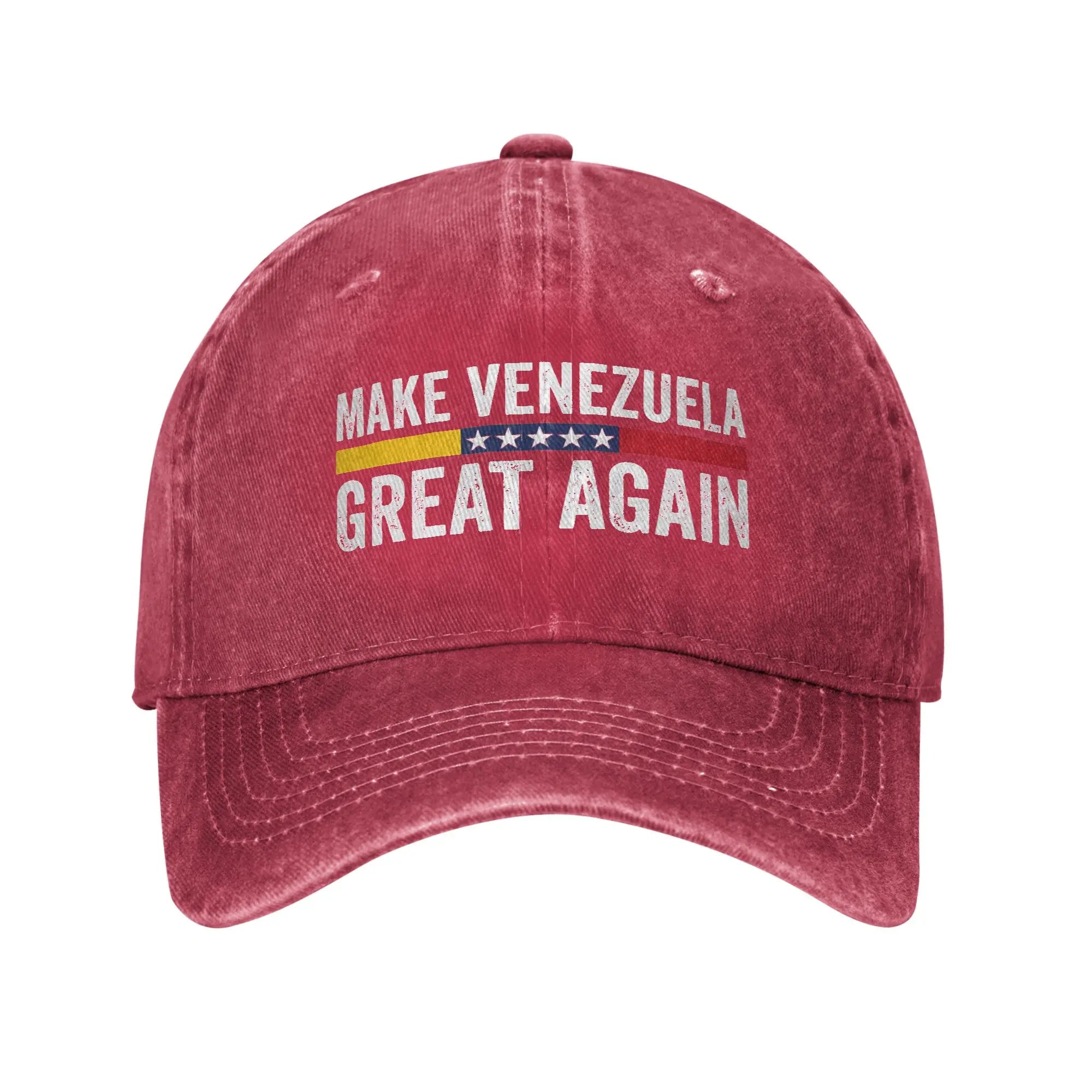 Washed Baseball Cap Make Venezuela Great Again Summer Trucker Hat For Men Women Venezuelan Outdoor Sports Sun Baseball Caps