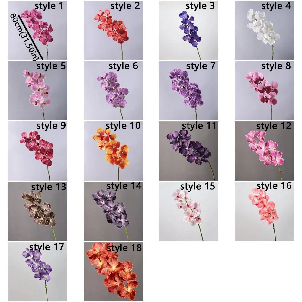Real Touch Orchids Floral Arrangements Realistic Fake Flower