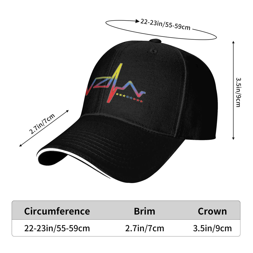 Men Women Venezuelans abroad, Electro  Hats Stylish Baseball Cap  Sun Hat Travel Headewear Adjustable Fit
