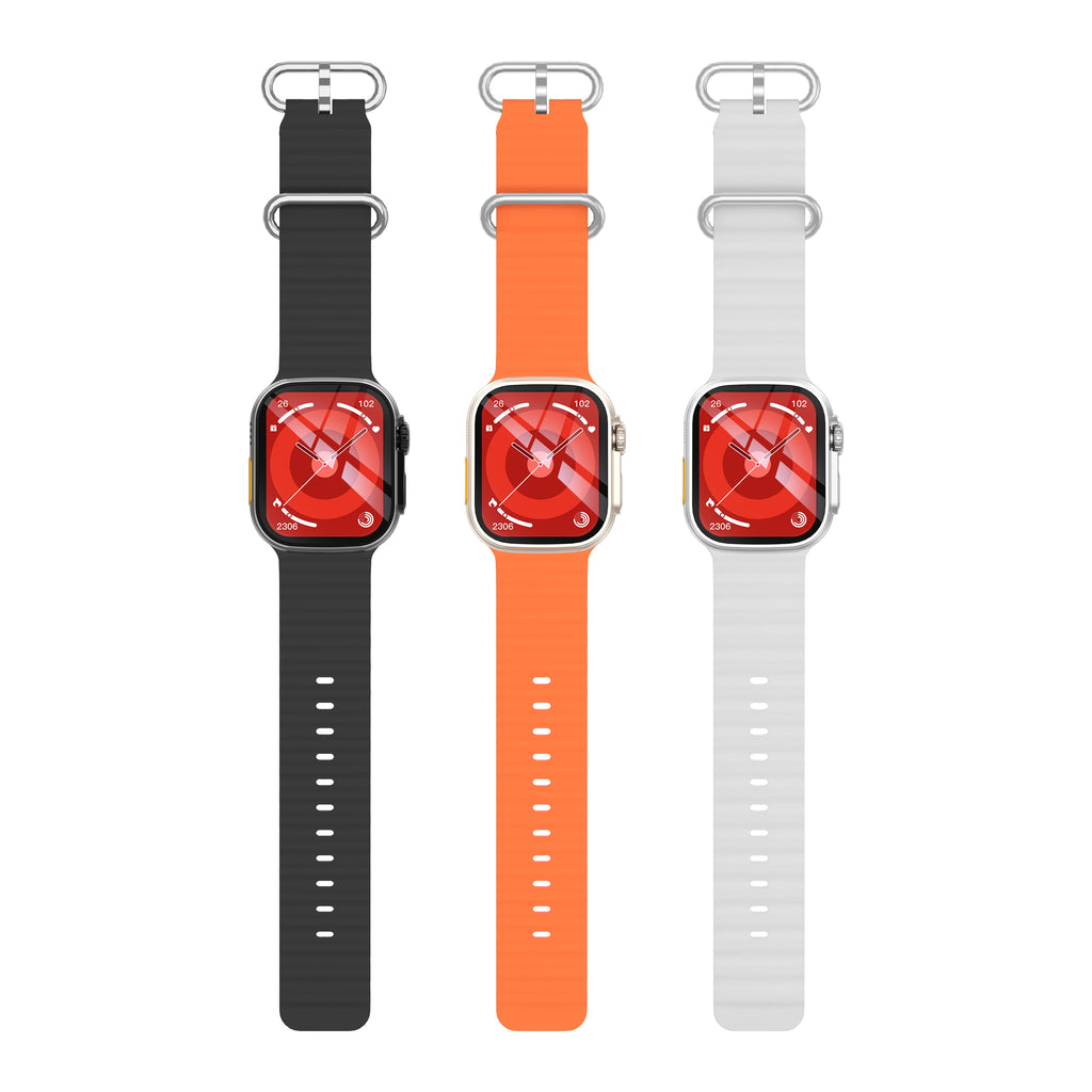 Smart Watch For Men Women 2.01" HD Screen Heart Rate Blood Pressure Monitor Fitness Tracker Calorie Counter Cycling Sport Watch