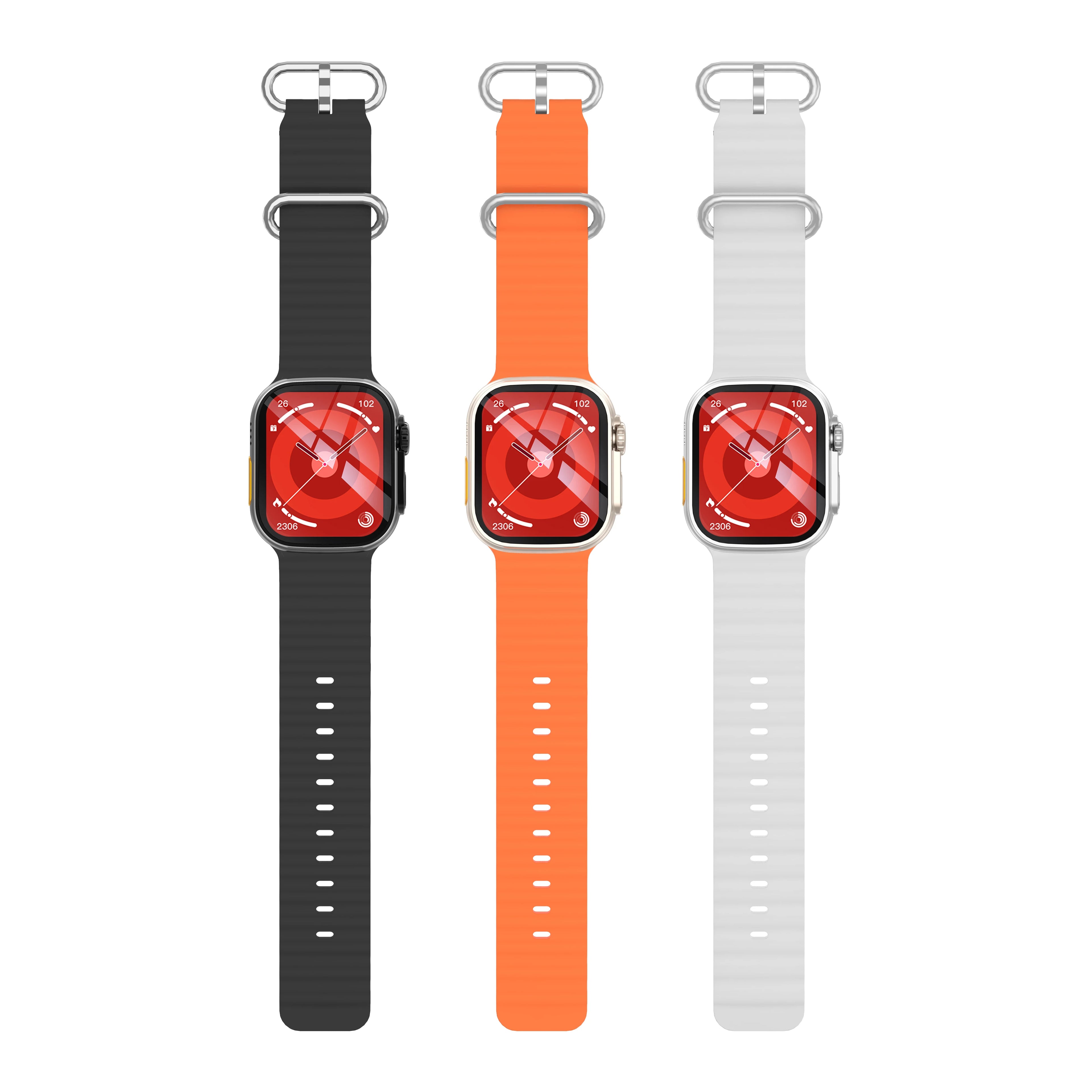 Smart Watch For Men Women 2.01" HD Screen Heart Rate Blood Pressure Monitor Fitness Tracker Calorie Counter Cycling Sport Watch