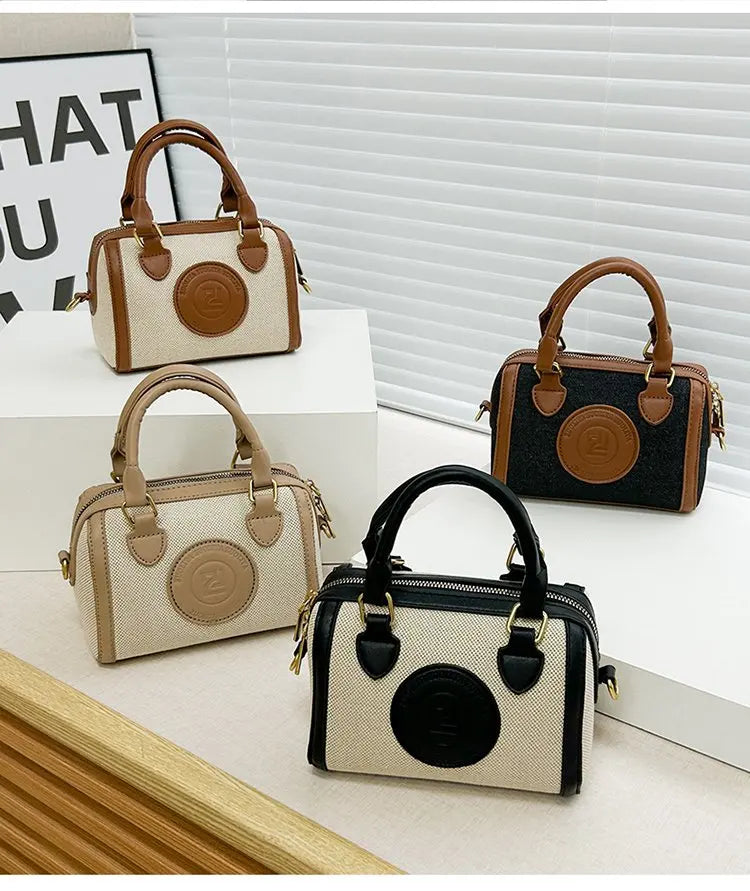 Famous Designer Leather Women's Tote Bag Luxury Brand Popular Classic Fine Craftsmanship Elegant Vintage Commuter Bag
