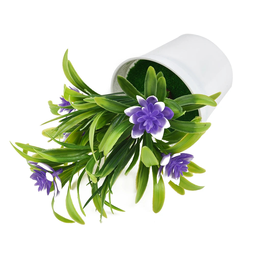 Artificial Flowers Plant Pot Simulate