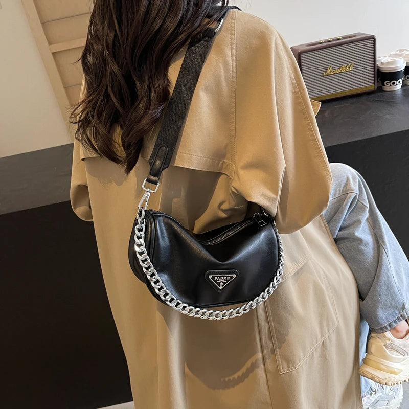 Famous Designer Ladies Shoulder Bag Leather Crossbody Handbag Women Messenger Tote Luxury Brand Classic Elegant Fashionable