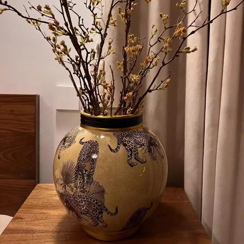 Ceramics Vases Modern Storage Flower Bottle Sculptures