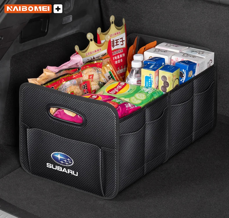 For Subaru STI Brz Wrx Xv Ascent Forester Outback Impreza Legacy Car Trunk Foldable Storage Box Large Capacity Storage Bag