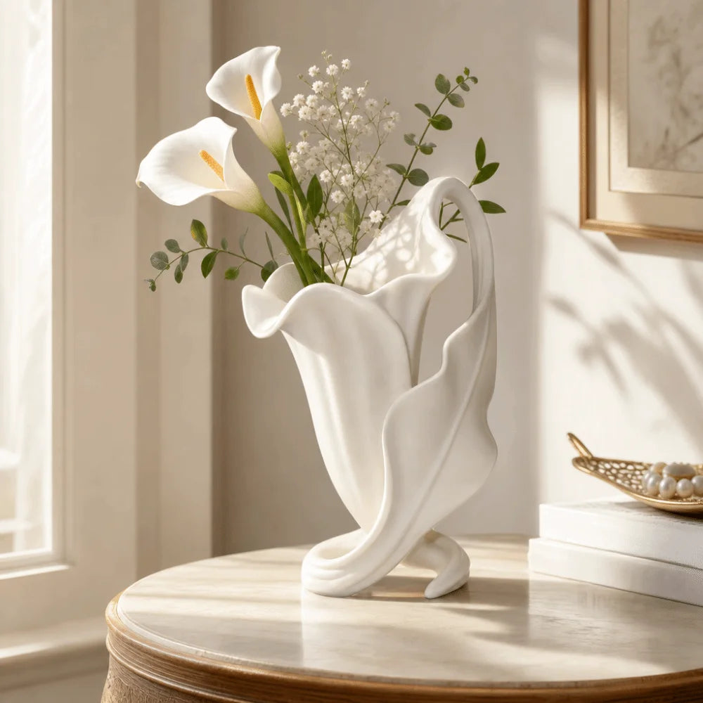 3D Printed Desktop Decoration Creative Irregular Abstract Vase Tabletop
