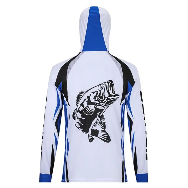 Anti-UV Long Sleeve Fishing Jersey Professional Breathable Quick Dry Fishing Hoodie Outdoor Men Clothes Fishing Coat