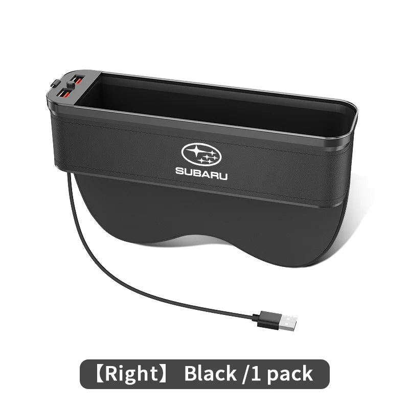 Car Sewn Seat Gap Crevice Slot 7 Color Storage Box For Subaru Brz Ascent Forester Impreza Legacy Outback WRX XV Auto Accessories