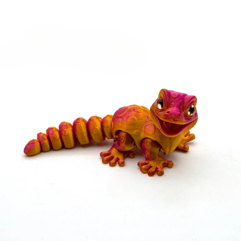 3D Printed Animals Toy Multi-joint Movable Dinosaur Snake Fidget Toy Adults Autism Stress Relief Toys Desktable Decor Kids Gift