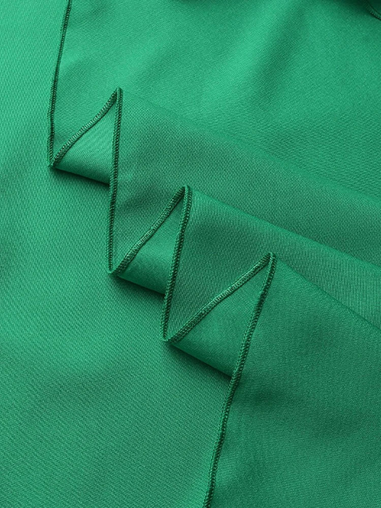 Irregular Clipping Bandage Falbala Solid Color Split-Side Long Skirts Skirts Bottoms