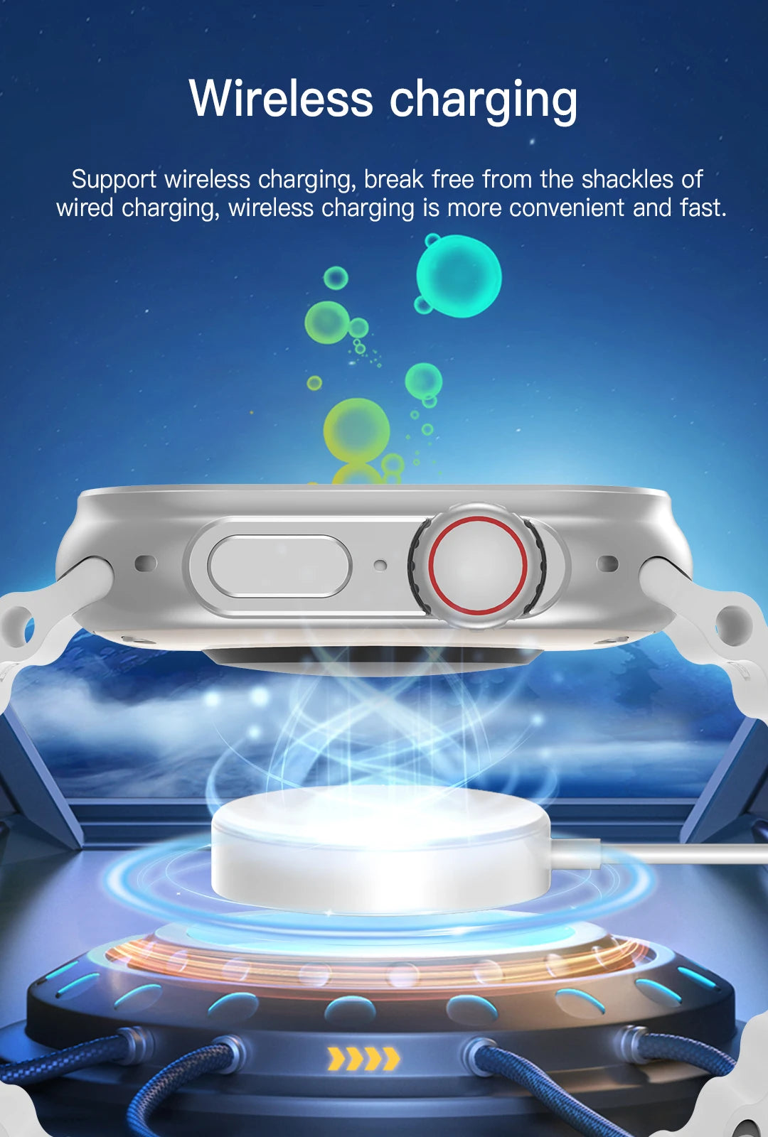 Smart Watch For Men Women 2.01" HD Screen Heart Rate Blood Pressure Monitor Fitness Tracker Calorie Counter Cycling Sport Watch