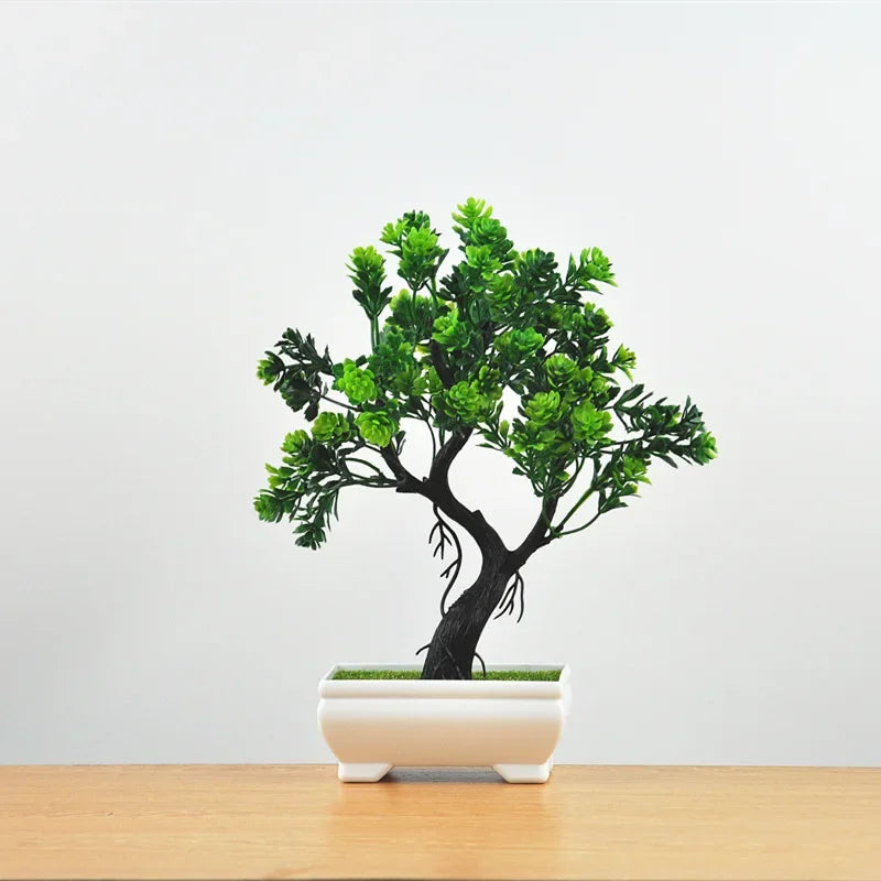 Artificial Plants Potted Bonsai