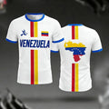 Venezuela Football Jersey Tshirts New Fashion Short Sleeve Venezuelan Flag 3D Print T Shirt Casual Quick Dry Sports Tee Gym Tops