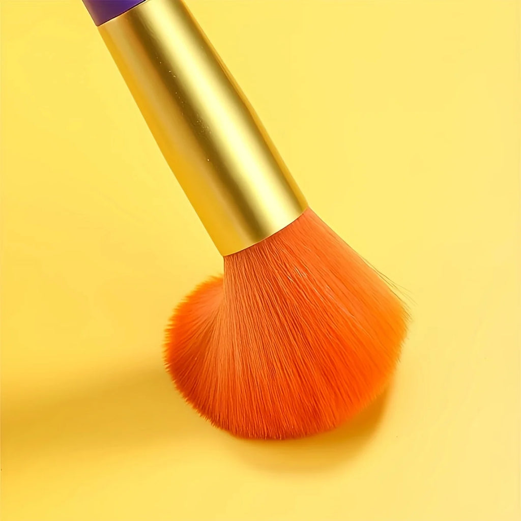 Makeup Brushes 15Pcs Colourful Makeup Brush Set Foundation Contour Blush Concealers Eye Shadow Blending Make Up Brush Kit