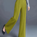 2025 Autumn and Winter Straight-Leg Pants Women's Drapey Loose High Waist Casual Pants Western Style Mom Suit Pants