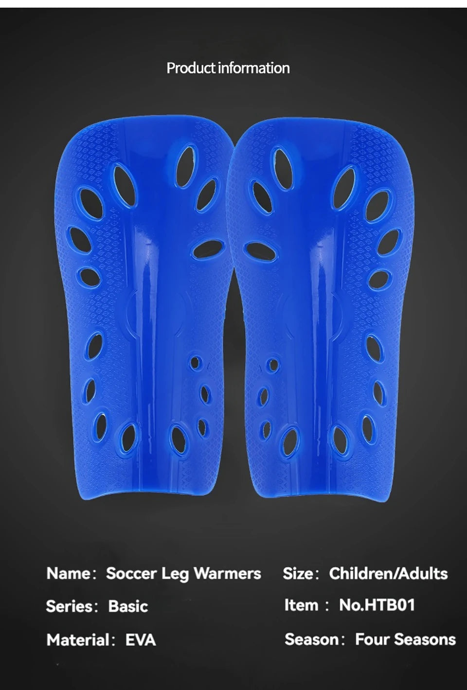 GOBYGO 1Pair Soccer Leg Warmers EVA material Match Training Sports Pads Plug-in Shin Guards Shin Protectors Calf Guard Inserts