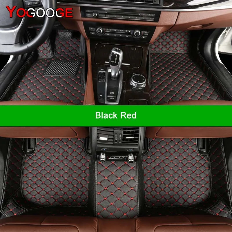 YOGOOGE Custom Car Floor Mats For Subaru Forester 2002-2023 Auto Carpets Foot Coche Accessorie
