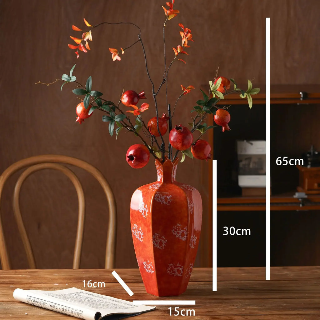 Ceramic Vase Ornament Living Room Flower Arrangement