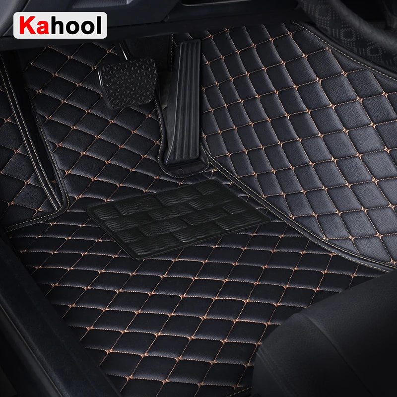 KAHOOL Custom Car Floor Mats For Subaru XV Crosstrek Auto Carpets Foot Coche Accessorie