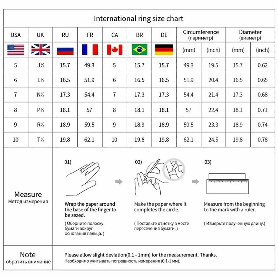 Luxurious 925 Sterling Silver 6-10# Exquisite Zircon Ring Women'S Fashion Wedding Gift Jewelry Accessories