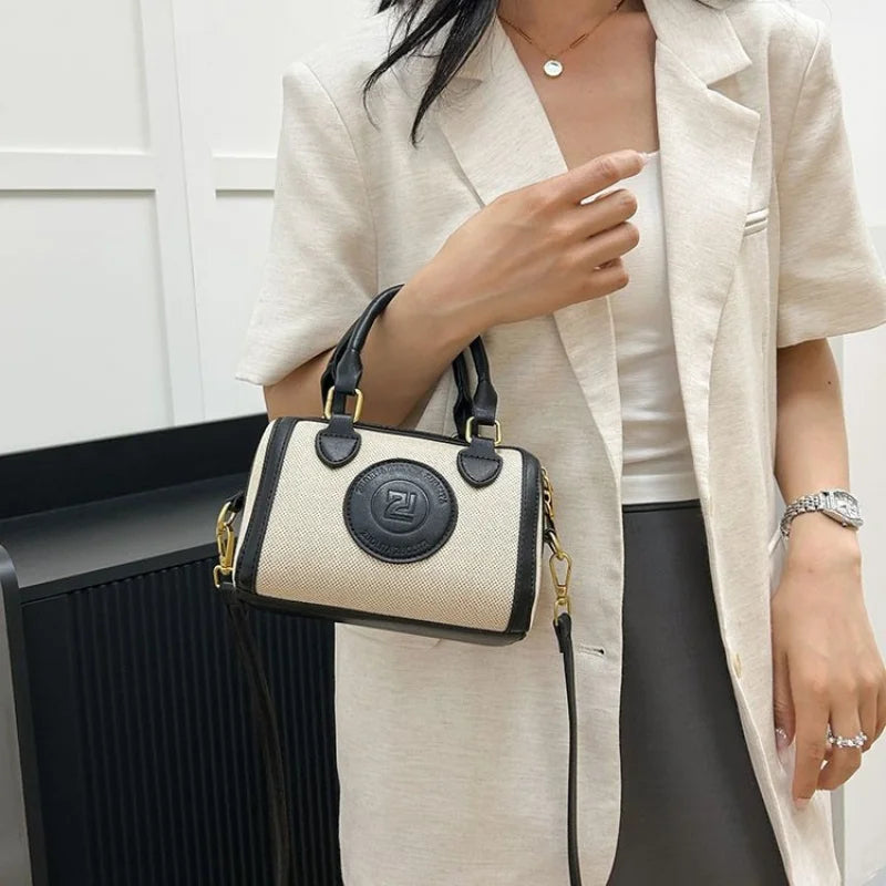 Famous Designer Leather Women's Tote Bag Luxury Brand Popular Classic Fine Craftsmanship Elegant Vintage Commuter Bag