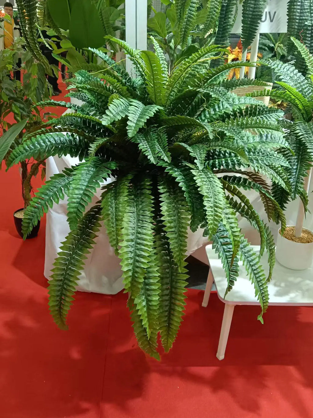 Leaves Artificial Boston Fern Large Hanging Plants