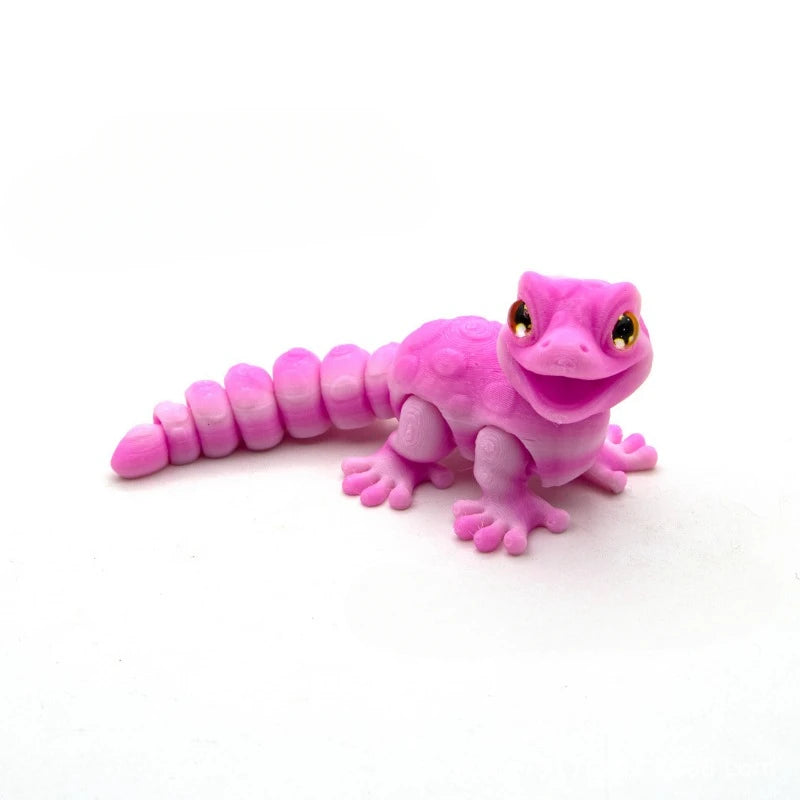 3D Printed Animals Toy Multi-joint Movable Dinosaur Snake Fidget Toy Adults Autism Stress Relief Toys Desktable Decor Kids Gift