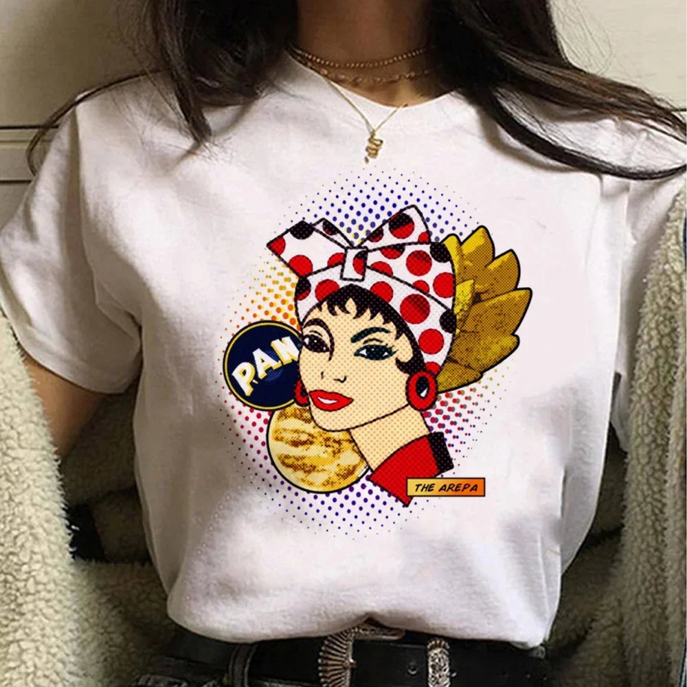 Venezuela t shirt women manga graphic t-shirts female streetwear funny clothing summer fashion casual short sleeve tops