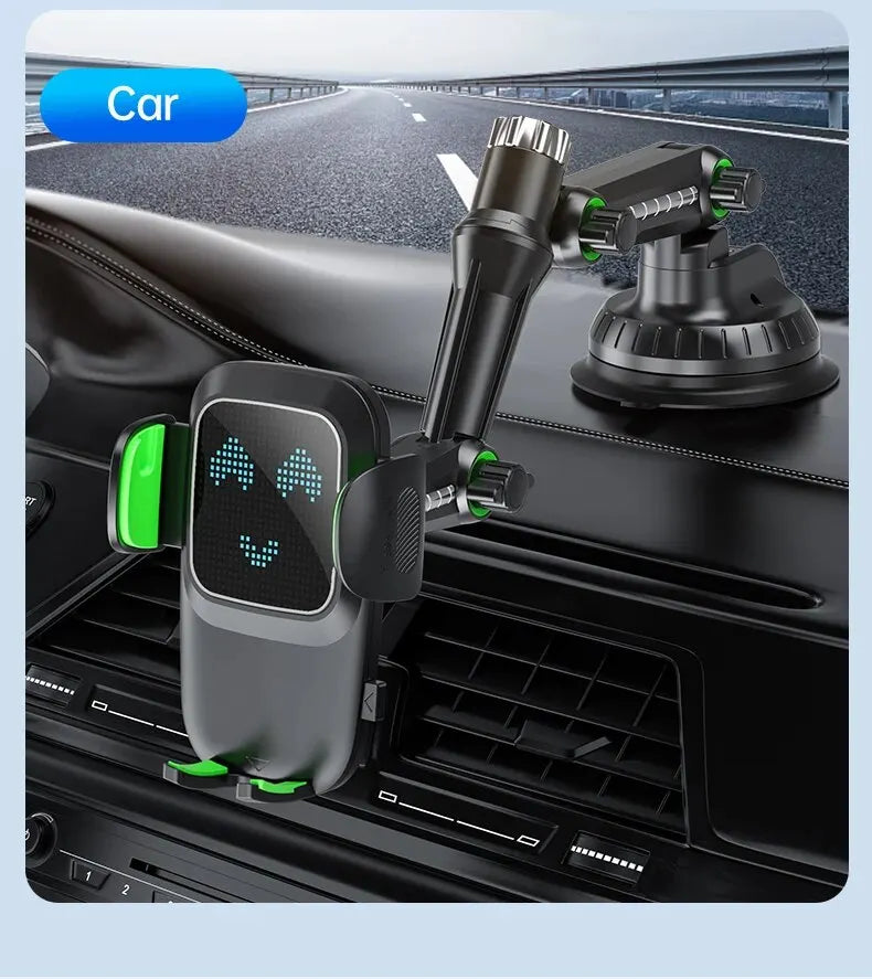 Suction Cup Phone Holder Windshield/Dashboard/Window, Universal Suction Cup Car Phone Holder Mount with Sticky Gel Pad, Compatib