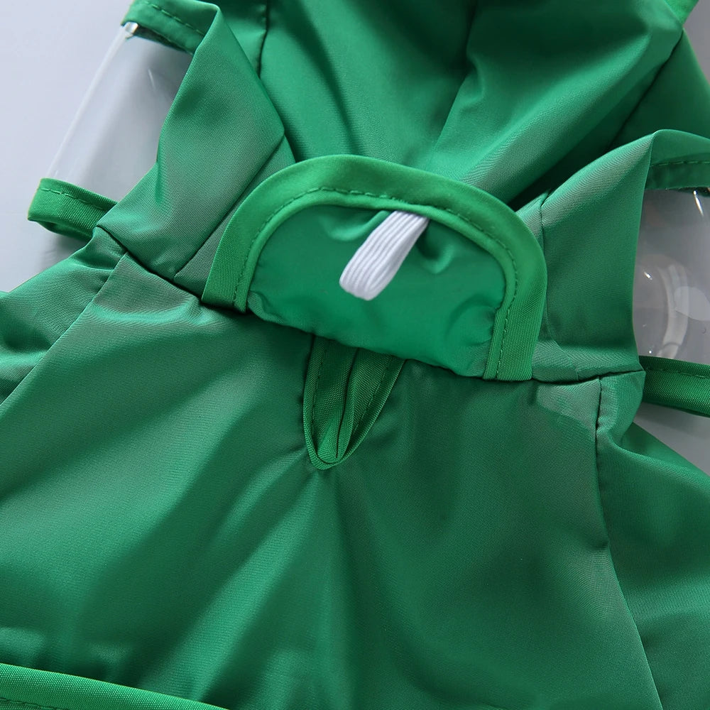 Fashionable Reflective Pet Dog Raincoat Cute Animal Raincoat Pet Hooded Waterproof Jacket Clothes Dog Clothes for Big Dogs