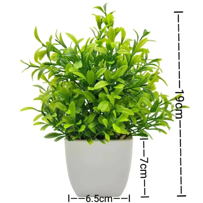 1PC Artificial Plant with Plastic Pot