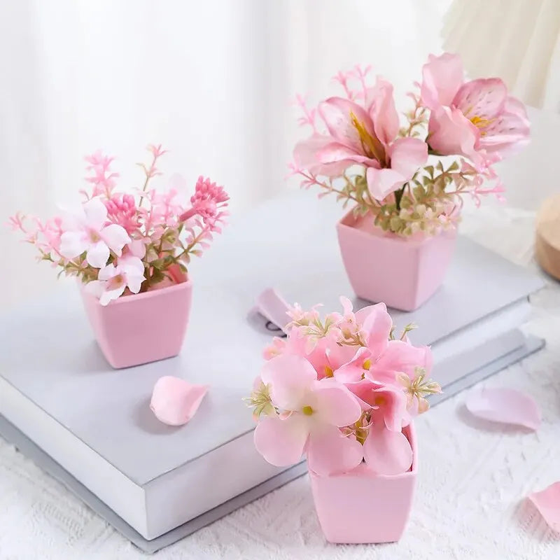 Artificial Flower Potted Plant