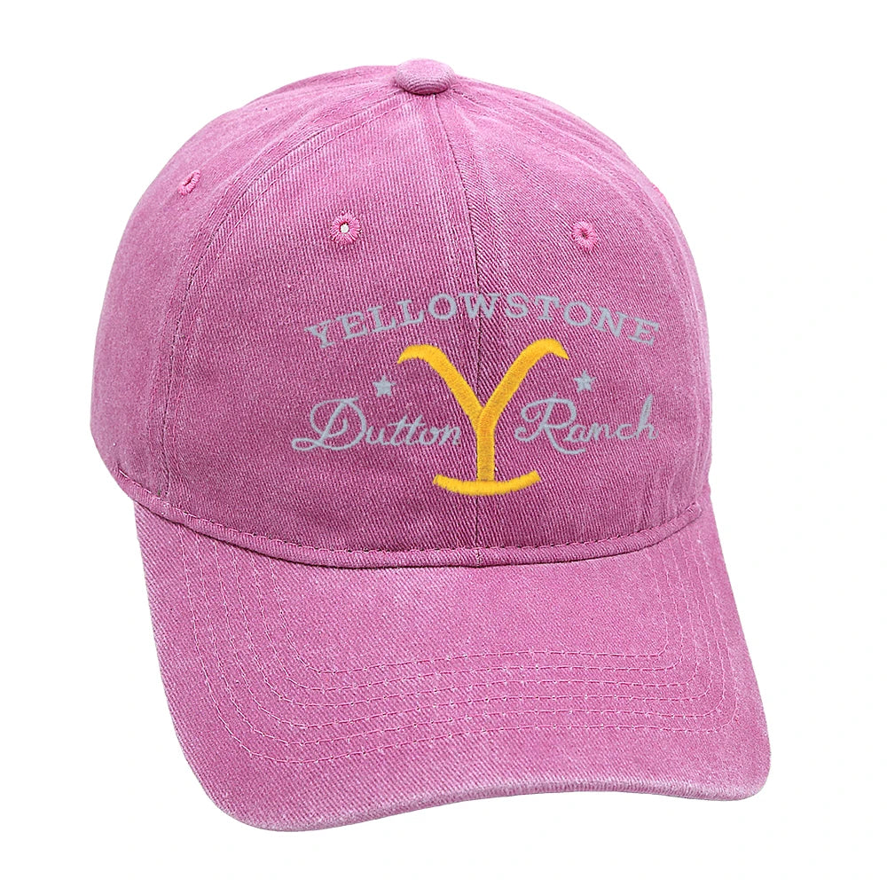 Yellowstone Dutton Ranch Baseball Cap Embroidery Cowgirl Dad Hat Men Summer Casual Farm Hat Unisex