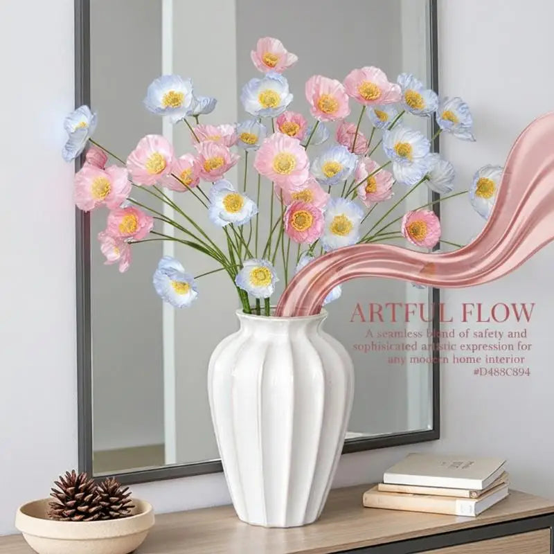 Water Ripple Plastic Vase