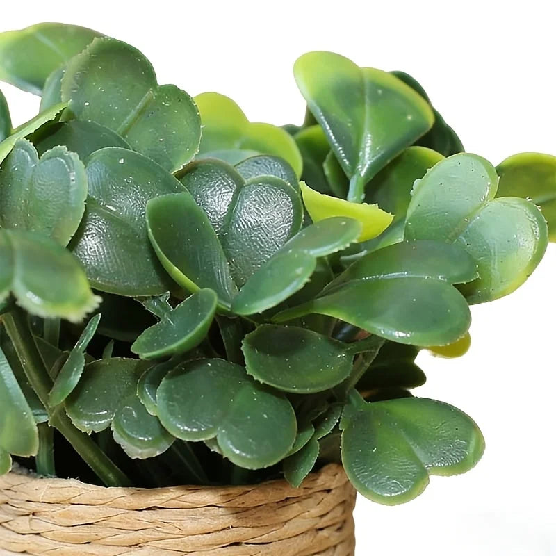 Artificial Potted Plants, Cute Mini Plants Potted Landscape Suitable for Indoor Outdoor Home Kitchen Desk Office