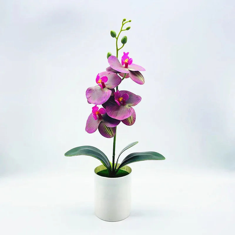 Artificial Potted Orchid Plant