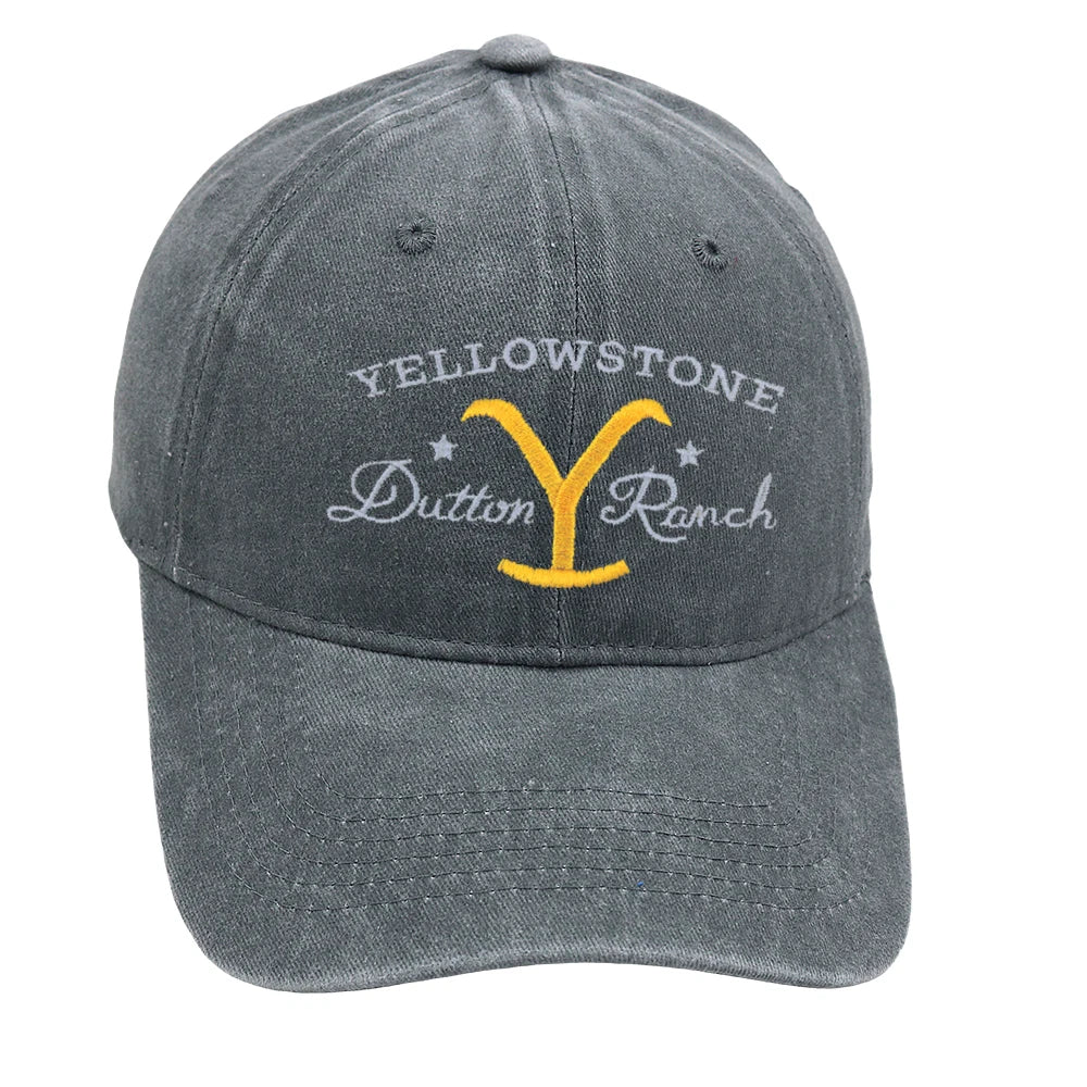 Yellowstone Dutton Ranch Baseball Cap Embroidery Cowgirl Dad Hat Men Summer Casual Farm Hat Unisex