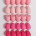 25 Beauty Eggs (Makeup Sponges), Foundation Make-Up Mixed Beauty Sponges, Liquid, Cream and Powder Flawless, Multi-Color Makeup