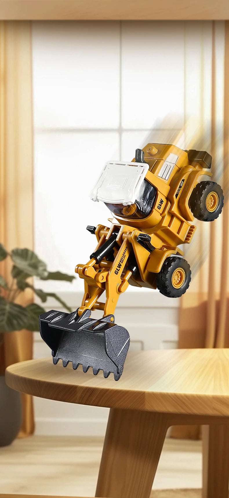 1:70 9 Styles Mini Yellow Alloy Forklift Driller Road Roller Engineering Diecast Construction Vehicle Inertia Toys for Boys Gift