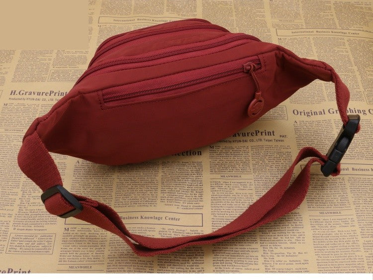 Unisex Waist Bag Multi-Functional Large Capacity Water Repellent Outdoor Sports Mobile Phone Wallet Oxford Cloth Cashier Bag