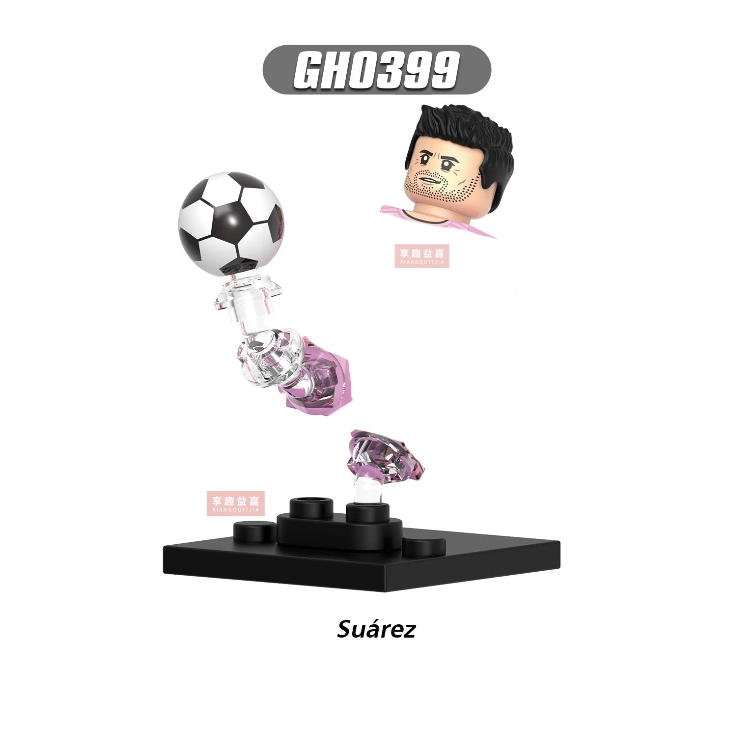 2026 NEW World Famous Football Players Figurine Messi Ronaldo Neymar Lewandowski Mini Action Building Block Model Toy Kids Gifts