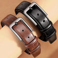 Mens Belt - Mens Ratchet Belt Leather for Dress Pant - Micro Adjustable Belt Fit Everywhere