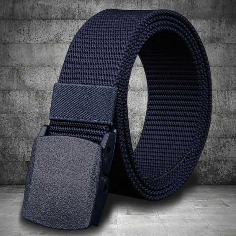 Men's Belt Outdoor Casual Canvas Belt Metal Free Training Nylon Tactical Belt With Pants Jeans Belt Sports Belts For Men Women
